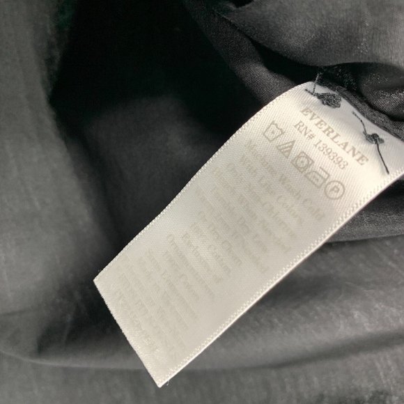 Everlane Shirt Black Oversized Poplin Button Down Long Sleeve NWT - Picture 7 of 12